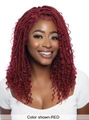 Mane Concept HD Inspire Braid 4x4 Free Part Lace Front Wig - RCHB210 BOHO BOX BRAID 16"