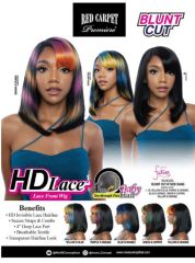 Mane Concept Red Carpet 4" Deep Part HD Lace Front Wig - RCHD285 BLUNT CUT WITH SIDE BANG