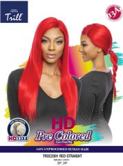 Mane Concept Trill 13A Human Hair HD Pre-Colored 13x4 Lace Front Wig - STRAIGHT