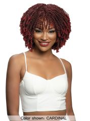 Janet Collection Natural Curly Premium Synthetic Wig - NATURAL AFRO RETA