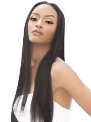 Harlem 125 Brazilian SILKY STRAIGHT Clip On Hair 7pc