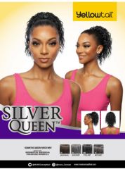 Mane Concept YellowTaiL Silver Queen Ponytail Drawstring - QUEEN RIVER WNT 