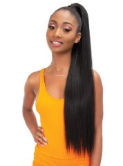 Janet Collection Essentials Snatch & Wrap Ponytail - STRAIGHT