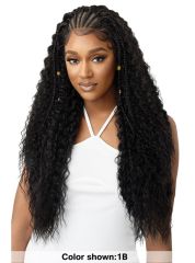 Outre Pre-Braided 13x4 HD Lace Frontal Wig - STITCH BRAID RIPPLE WAVE 30″