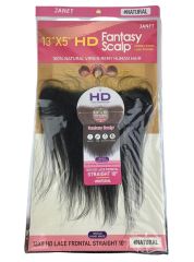 Janet Collection 100% Human Hair Fantasy Scalp 13x5 HD STRAIGHT Lace Frontal Closure