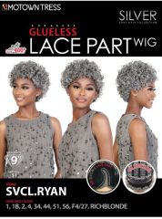 Motown Tress Silver Gray Hair Glueless HD Lace Wig - SVCL.RYAN