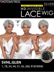 Motown Tress Silver Gray Hair Glueless HD Lace Wig - SVHL.GLEN