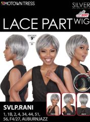 Motown Tress Silver Gray Hair Glueless HD Lace Wig - SVNP.RANI