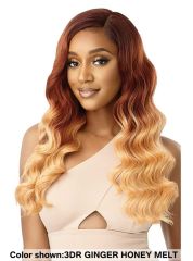Outre Premium Synthetic HD Transparent Swiss Lace Front Wig - 