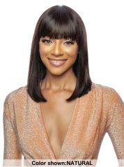 Mane Concept Trill 11A 100% Unprocessed Human Hair Full Wig - REFINED BOB WITH BANG 14"