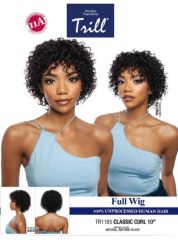 Mane Concept Trill 11A 100% Unprocessed Human Hair Full Wig-CLASSIC CURL 10"(TR1185)