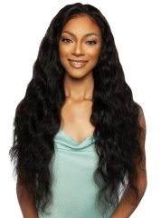 Mane Concept Trill 11A Human Hair HD Pre-Plucked Hairline Lace Front Wig - BODY WAVE 28