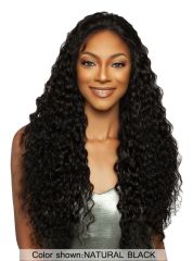 Mane Concept Trill 11A Human Hair HD Pre-Plucked Hairline Lace Front Wig - TRMP211 WATER WAVE 28