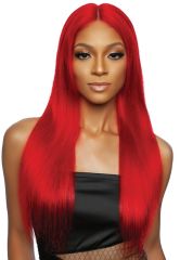 Mane Concept Trill 13A Human Hair HD Pre-Colored Lace Front Wig - RED STRAIGHT