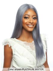 Mane Concept Trill 13A Human Hair HD Pre-Colored Lace Front Wig - 13A PLATINUM WATER STRAIGHT