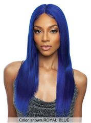 Mane Concept Trill 13A Human Hair HD Pre-Colored Lace Front Wig - 13A ROYAL BLUE STRAIGHT 24"