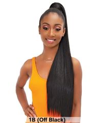 Janet Collection Essentials Snatch & Wrap Ponytail - YAKY STRAIGHT 24