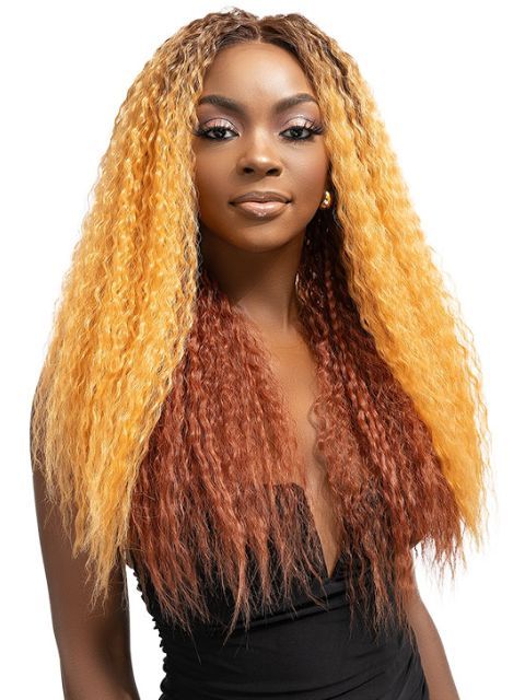 Janet Collection 100 Human Hair Prime Unimix HD 360 with 13X6 Frontal Part Glueless MIRI Lace