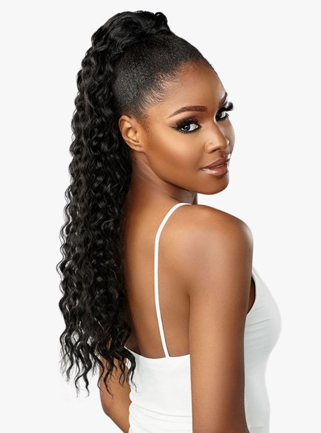 Fashion Style Kinky Curly Black Women Drawstring Ponytail Coarse Yaki Wrap  Around Clip In Extension Fake Ponytails Hairpieces From Divaswigszhou,  $45.3 | DHgate.Com